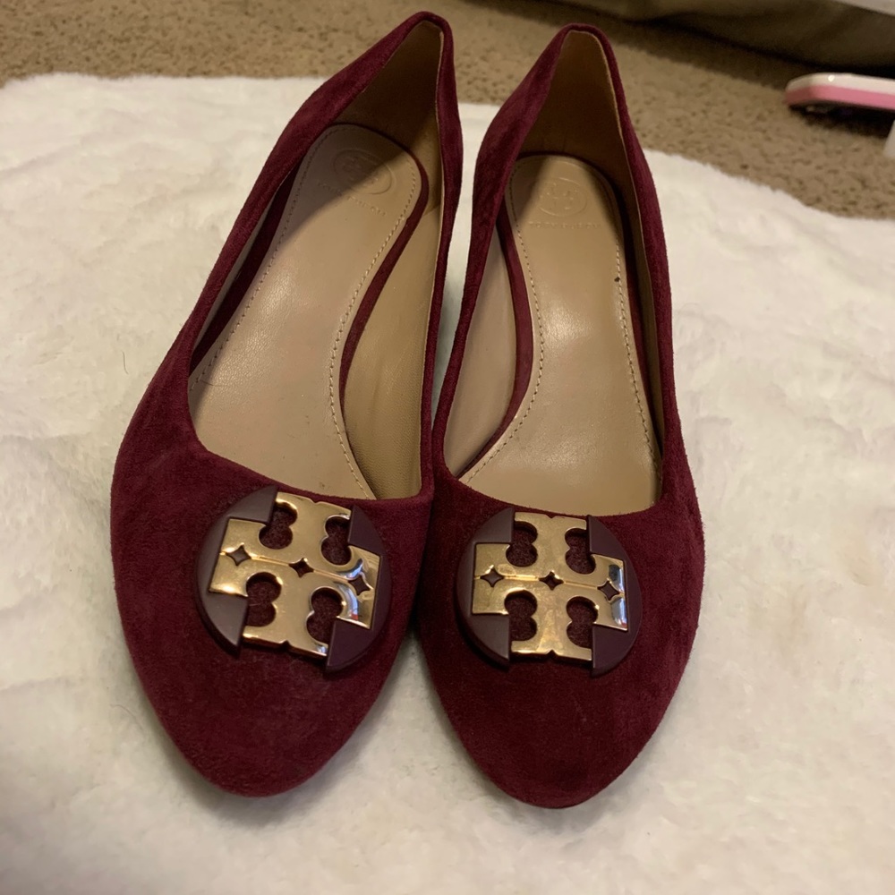 Tory Burch Suede Wedge